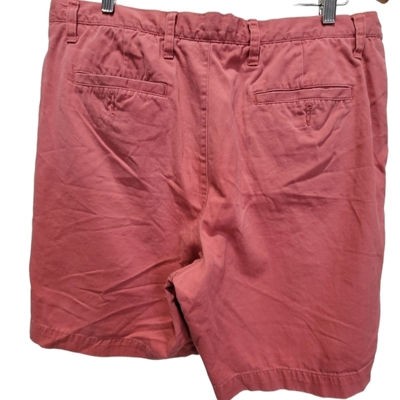 Size 40 100% Cotton Peach Pink Cargo Shorts Pockets Contemporary Summer - Picture 2 of 7